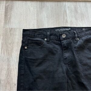 Calvin Klein black cotton straight vintage denim jeans 30”
